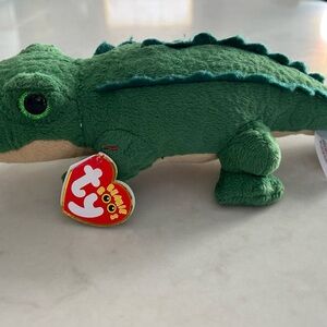 Ty Green Alligator Plush Toy